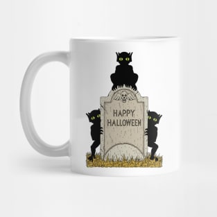 Three Imps Happy Halloween Mug